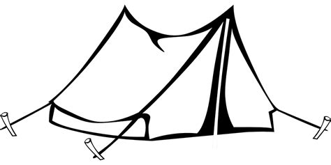 Camping Tent Drawing · Free Vector Graphic On Pixabay