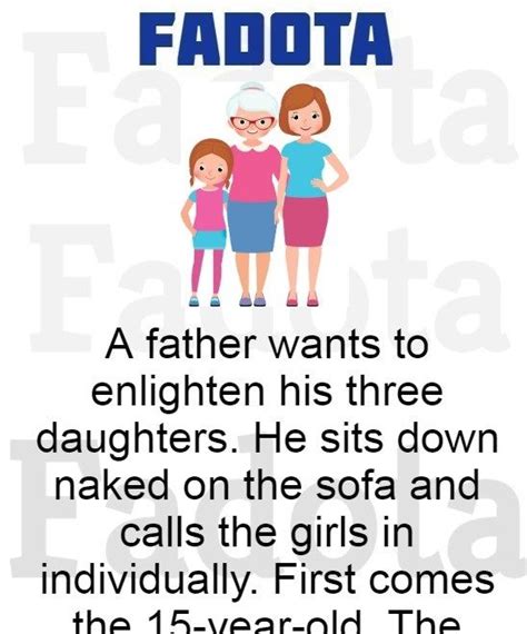 A Father Wants To Enlighten His Three Daughters Funny Relationship