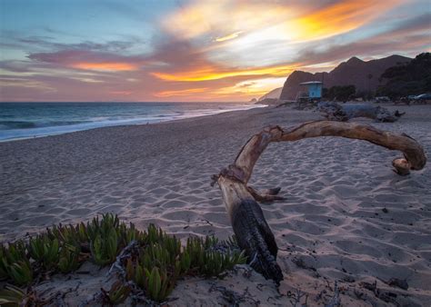 Malibu #sunset #beach #california #clouds #sand #landscape | Landscape ...