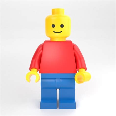 Lego Standard Minifigure 3d Model Cgtrader