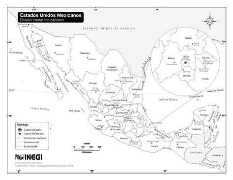 The Best Mapa De La Republica Mexicana Con Nombres En Blanco Y Negro Para Imprimir