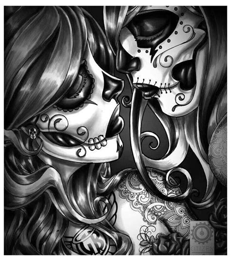 Pin By Gene Schneider On Tattoos Sugar Skull Art Day Of The Dead Artwork Sugar Skull Girl