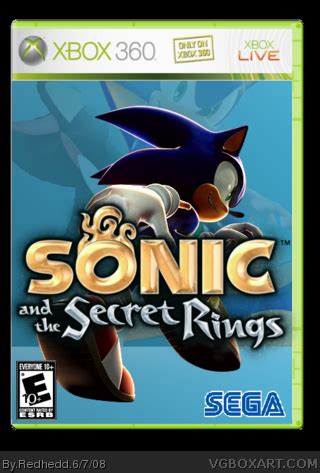 Sonic 2 secret rings edition received positive reviews from critics, who praised the game's visuals and its sense of speed. Sonic and The Secret Rings Xbox 360 Box Art Cover by Redhedd