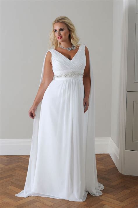 beach goddess wedding gown dress two