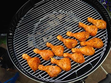 Drumsticks op de barbecue