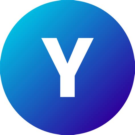 Letter Y Generic Flat Gradient Icon