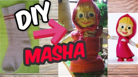 Masha And The Bearmashas Doll Best Out Of Wastecute Masha Youtube