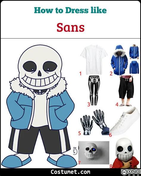 Sans Undertale Costume For Cosplay And Halloween