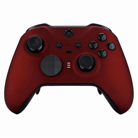 Shadow Red Un Modded Xbox ソフトタッチ仕上げ カスタムコントローラー Eliteシリーズ2対応 One