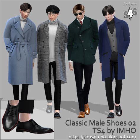 Classic Male Shoes 02 At Imho Sims 4 Sims 4 Updates