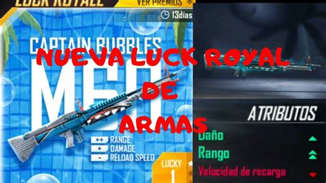 Encontrado en el botín, la nueva arma está causando en el juego. Nueva Luck Royal De Armas - Free Fire - YouTube