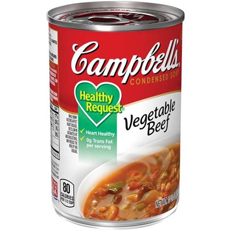 Campbell S Condensed Healthy Request Vegetable Beef Soup Oz Sexiezpix