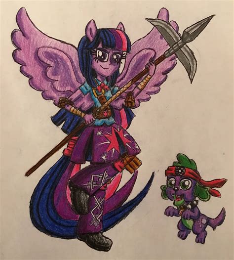 Equestria Ninjas Twilight Pp And Spike Bd By Bozzerkazooers On