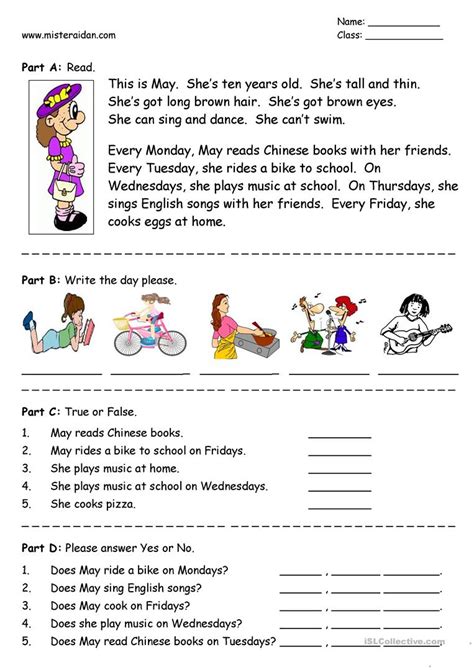 Free Printable Middle School Reading Comprehension Worksheets Lexias