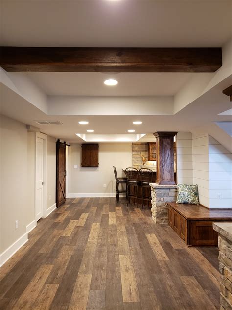 Why should you choose evp over it was designed to replicate hardwood and stone floors. Finished lower level, LVP floors, custom woodwork, open ...
