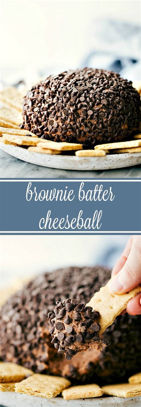 Brownie Batter Cheesecake Ball Chelseas Messy Apron Dessert Cheese