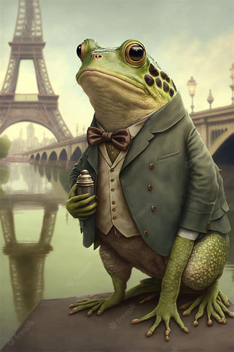 Premium Photo Frog In Paris