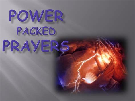 Ppt Power Packed Prayers Powerpoint Presentation Free Download Id