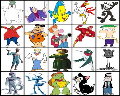 Cartoon Characters Names