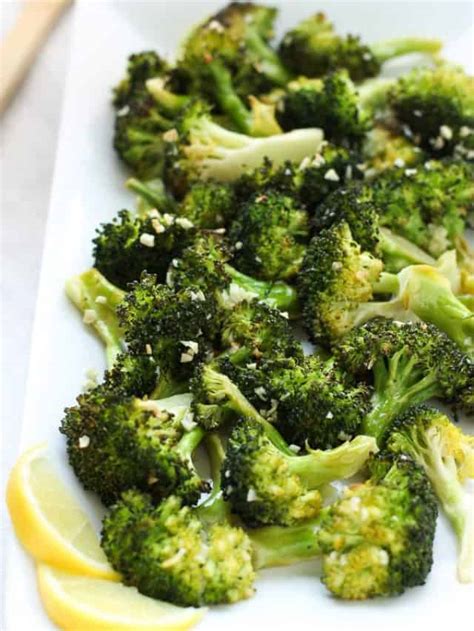 roasted lemon garlic broccoli joyous apron