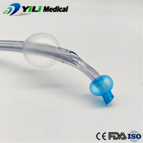 Disposable Medical Silicone Double Left Right Lumen Endotracheal Tube