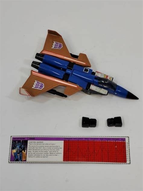 Transformers G1 Dirge Jet W File Card And More Live And Online