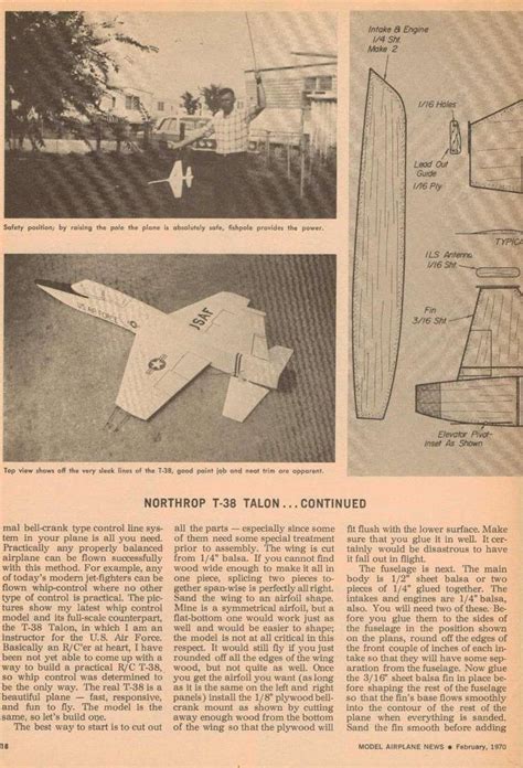 Instant Control Line Flying T 38 Talon Whip Line From 270 Man