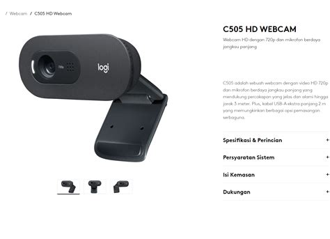 Logitech C505 Hd Webcam