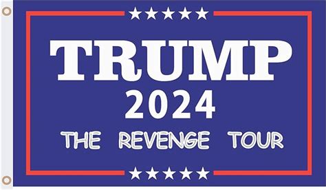 Trump 2024 The Revenge Tour Flag Trump 2024 Flag 3x5 Feet