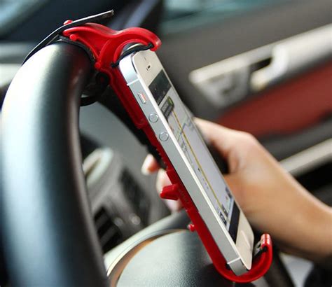 Mini Car Steering Wheel Mount Holder For Iphone 5 6 For Samsung Gps