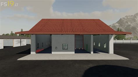Modern Garage With Silo System V 10 Fs19 Mods Farming Simulator 19