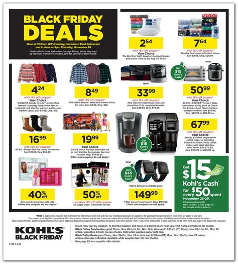What Stores Are Gonna Have The Best Black Friday Deals - Kohl's 2019 Black Friday Ad - Black Friday Archive - Black Friday Ads