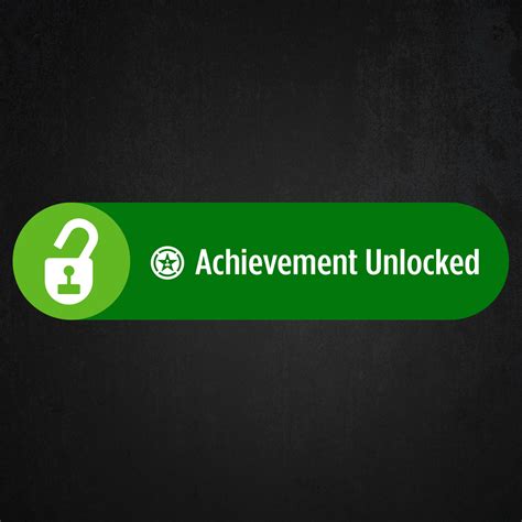 Xbox Achievement Unlocked Png
