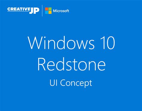 Windows 10 Redstone Version 1607 Ui Concept On Behance