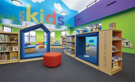 Kenosha Public Library Portfolio Library Design Kids Library Public