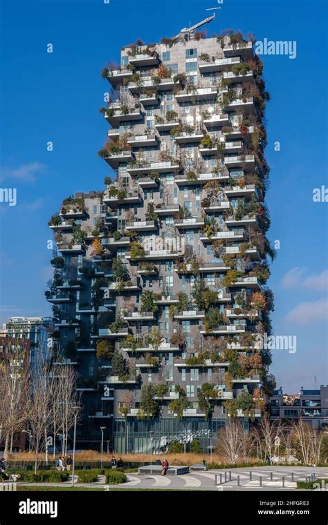 Bosco Verticale Vertical Forest In Milan Italy Stock Photo Alamy