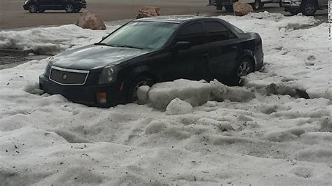 Colorado Hail Storm Delivers Tennis Ball Size Ice Cnn