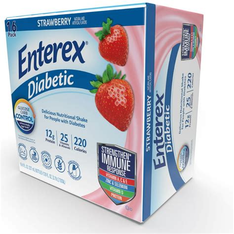 Enterex Diabetic Nutritional Meal Replacement Shakefor People With
