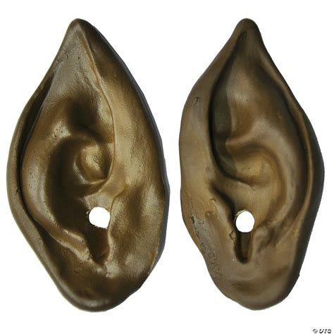 Pointed Latex Ears Werewolf Brown Oriental Trading