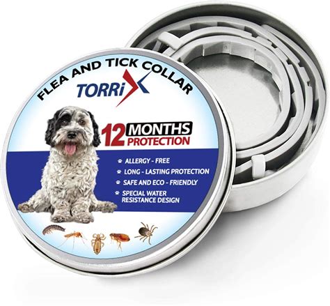 Torrix Flea And Tick Collar For Dogs 12 Month Flea Medicine