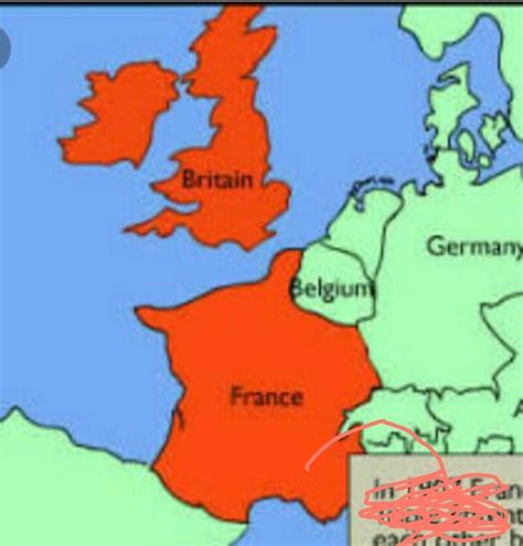 It is a large political map of europe that also shows many of the continent's physical features in color or shaded relief. Locate the following in the World map:1. Britain 2. France ...