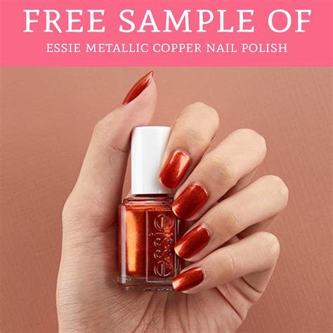 Free Sample Of Essie Metallic Copper Nail Polish Deal Hunting Babe