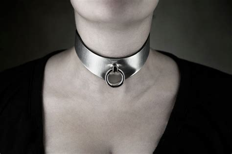 BDSM Collar Lockable Slave Neck Corset Stainless Steel Choker Etsy