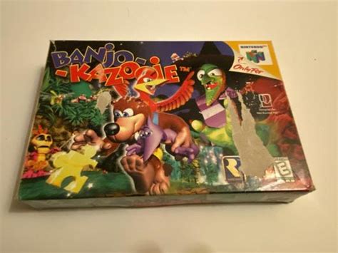 Banjo Kazooie Item Box And Manual Nintendo 64