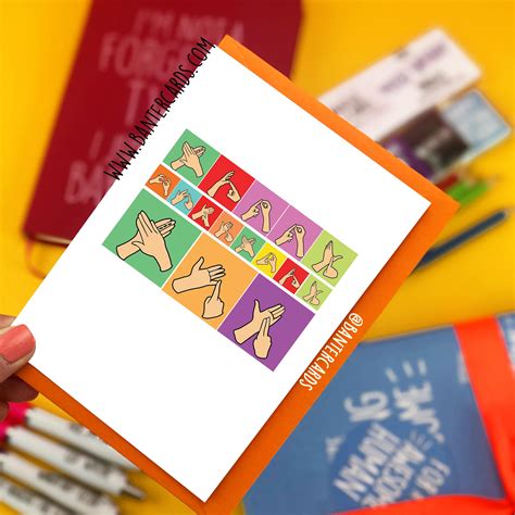 This long list of suggestions will surely have here are 74 ways to sign off your greeting card (or — letter, email etc.). HAPPY BIRTHDAY HUN - SIGN LANGUAGE - FUNNY CARDS