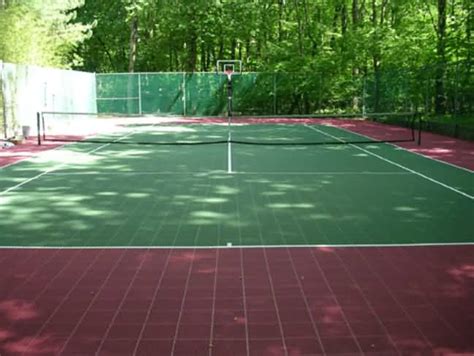 Tennis Court Tiles Flooring Options Sports Flooring At Builtrite Bleachers