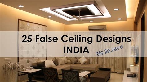 False Ceiling Design Ideas India Tutorial Pics