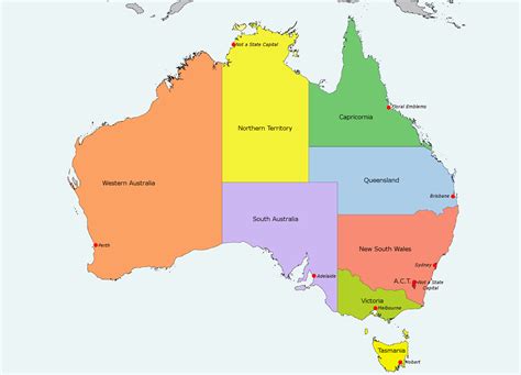 Australia Map 