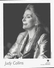 Judy Collins Signed X Satin Finish Photograph