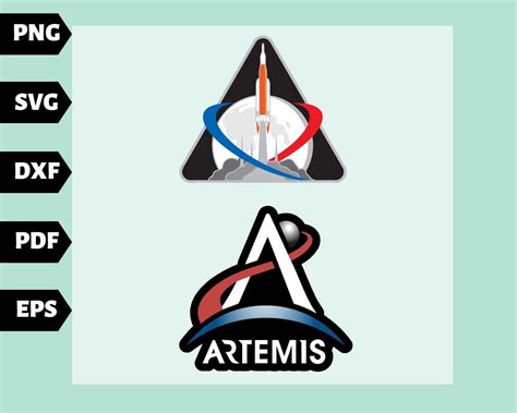 Nasa Artemis 1 Mission Bundle Svg Png Dxf Pdf Eps Artemis Etsy España